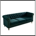 thumbnail image 3 of Chesterfield Velvet Sofa 84.65 inch for Living Room, 3 of 5
