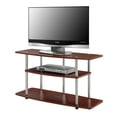 thumbnail image 2 of Convenience Concepts Designs2Go 3 Tier Wide TV Stand in Cherry Wood Finish, 2 of 6