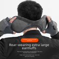 thumbnail image 3 of New Thickened Plush Warm Earmuffs Winter Men‘s Ear Protection Ear Warm Solid Color Student Cold-proof Rear Wear Earmuffs, 3 of 6