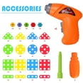 thumbnail image 3 of 144 Pcs Vis 3D Ensemble de Jouets Casse-Tête Kit de Jouets à Démonter Outil de Jeu de Construction Créatif avec Boîte de Rangement, 3 of 5