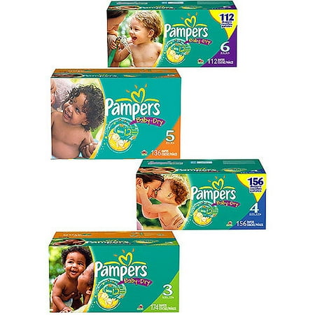Pampers - Baby Dry Diapers, Size 3