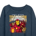 thumbnail image 3 of Marvel Iron Man - Tony Stark - Women's French Terry Pullover Long Sleeve Shirt, 3 of 5