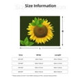thumbnail image 5 of Yiaed Sunflower Print Blanket Throw Blanket Soft Cozy Flannel Blanket for Home Bed Sofa Couch Chair-50"x40", 5 of 6