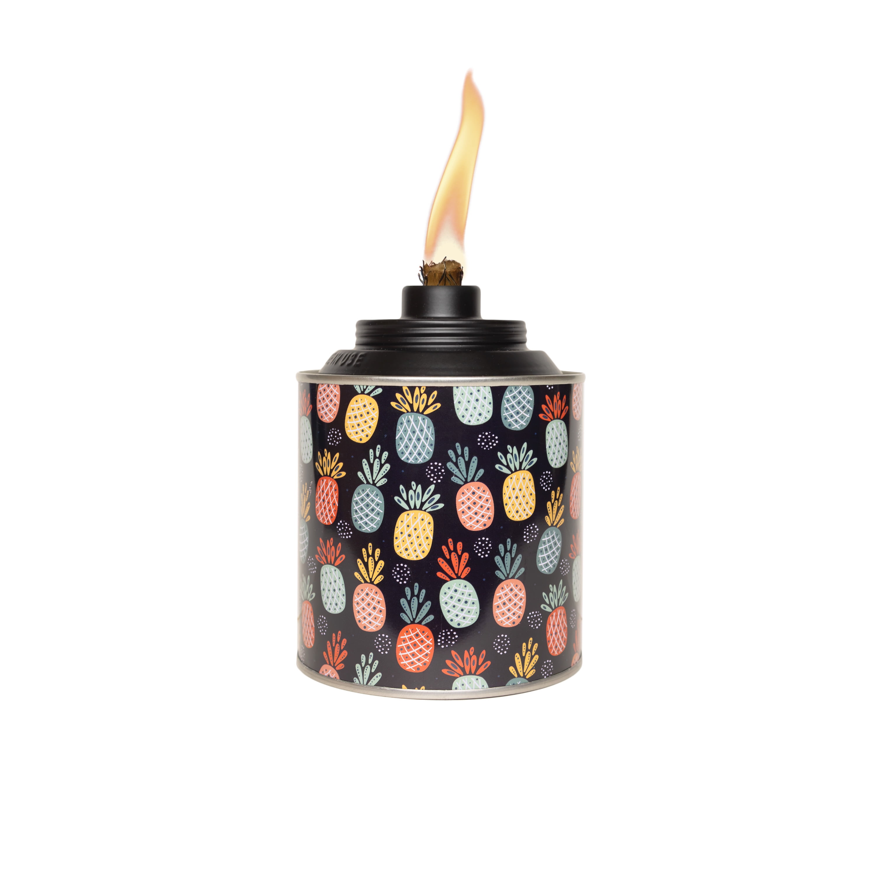 (2 pack) Mainstays Tin Deluxe Table Torch for Outdoor Ambiance