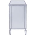 thumbnail image 6 of Pemberly Row 6 Drawer rary Mirrored Dresser in Antique Silver, 6 of 13
