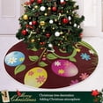 thumbnail image 6 of FMSHPON Easter Easter Egg Floral Vine Xmas Christmas Tree Skirt Stand Mat for Holiday Party Decoration Indoor Outdoor 48 inches, 6 of 6