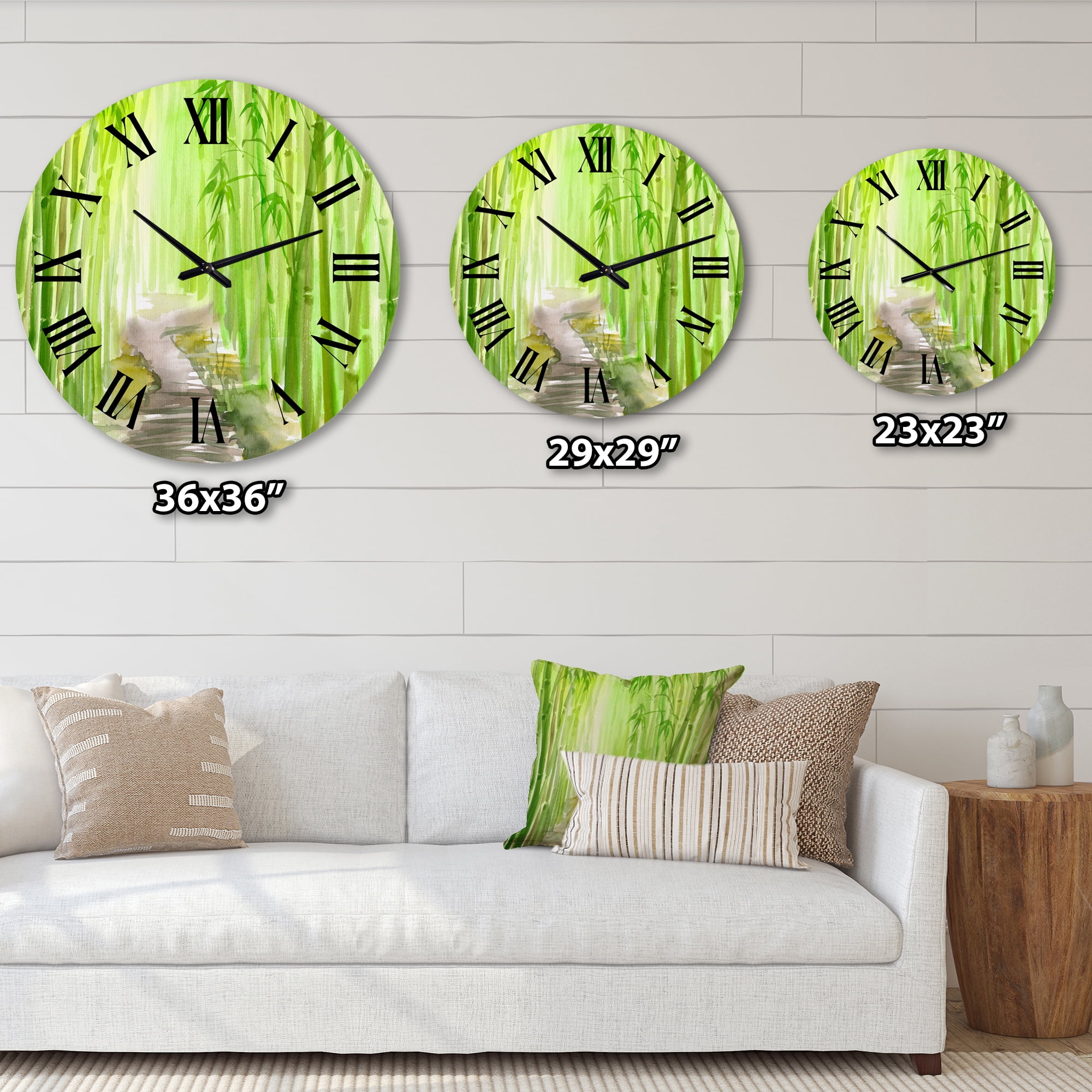 Designart 1 in Quartz Traditional Wall Clock