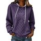 thumbnail image 1 of Camisetas de Verano Largas para Mujeres con Capucha de Manga Larga Impresa con Bolsillos para Uso Casual, Día de San Patricio, Primavera Y Verano, 1 of 8