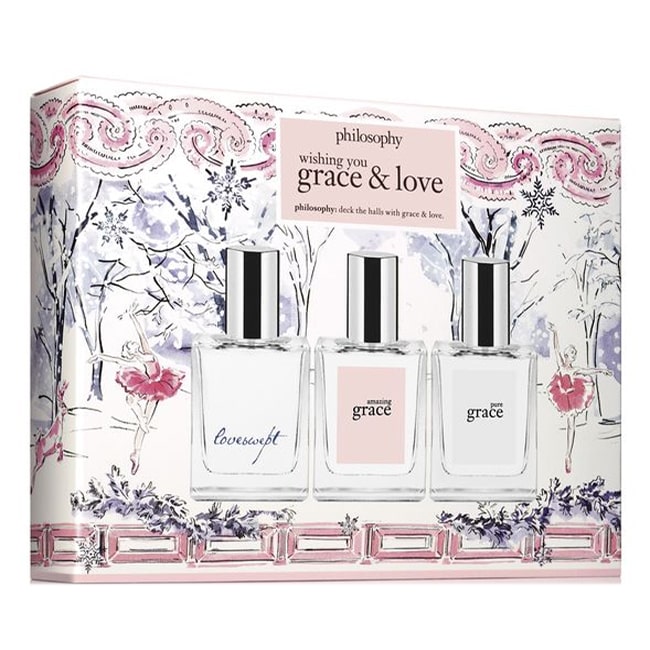 Philosophy PHILOSOPHY 3 PCS MINI SET LOVESWEPT 15 ML EDT + AMAZING GRACE 15 ML EDT + PURE