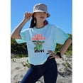 thumbnail image 2 of Positive And Happy Gecko Tie Dye Cyclone Women -Image by Shutterstock, Female XX-Large, 2 of 4