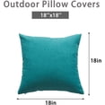 thumbnail image 6 of SHANNA 18” x 18” Mixed Color Patio Pillow Covers, (4 Count), 6 of 6