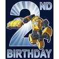 thumbnail image 2 of Boy's Transformers Bumblebee 2nd Birthday  Graphic Tee Navy Blue Small, 2 of 4