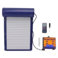 thumbnail image 1 of Puerta automática para gallinero, programable, de aluminio, con temporizador, sensor de luz, control remoto, 3 modos, color azul, 1 of 14
