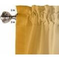 thumbnail image 5 of Kitchen Curtains Set, Orange Ombre Kitchen Curtains and Valances Set, Farmhouse Orange Gradient Aesthetics Rod Pocket Tier Curtains 36 Inch Length for Cafe/Bedroom Windows, 5 of 6