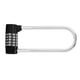 thumbnail image 5 of Cerradura de código, cerradura de puerta con candado de combinación en forma de U de aleación de zinc construida para profesionales Jadeshay A, 5 of 8