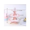 thumbnail image 2 of 1pc Paper Scallop Trim Gold Cake Stand, 2 of 4
