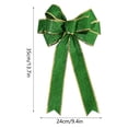 thumbnail image 3 of Irish Knot Ribbon Bow Pendant Decorated With Green Gold Ribbon DIY Bow Party Flags on A String And, 3 of 5