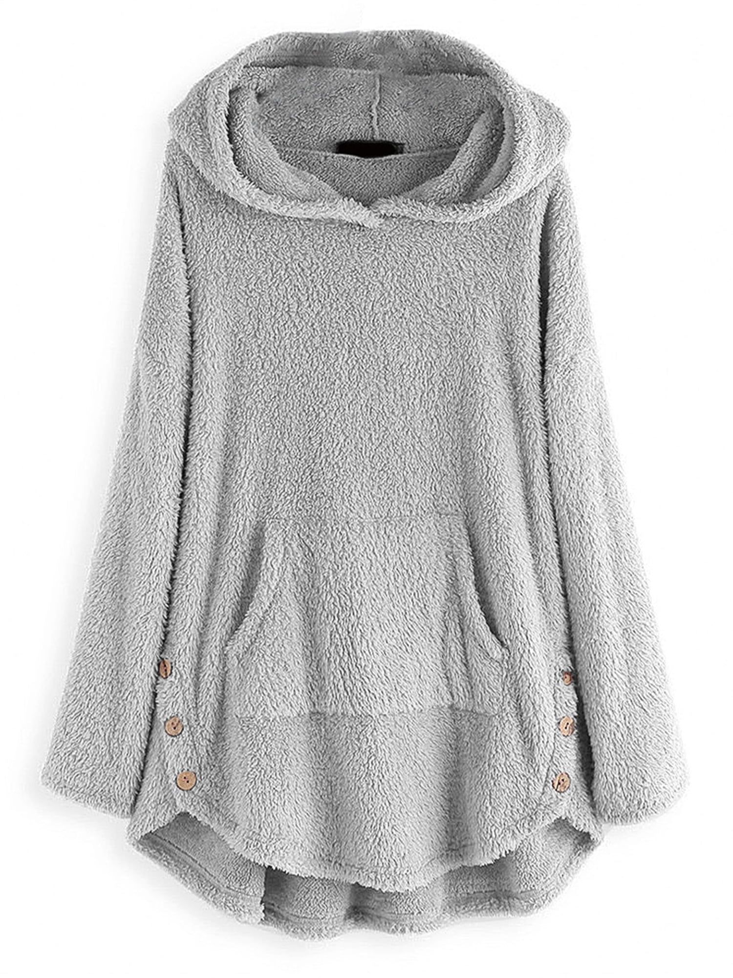 fluffy fleece sweatshirt