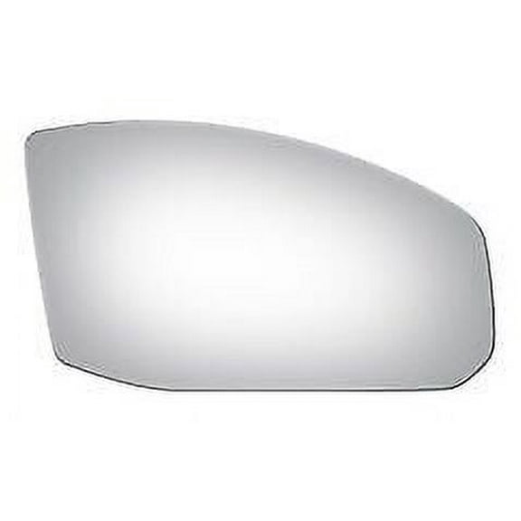Convex Passenger Side Replacement Mirror Glass for 2003-2009 Nissan 350Z W/O Baking Plate
