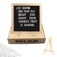 thumbnail image 1 of Tablero de letras de fieltro WZLL.SLSP con 340 letras 25 x 25 cm, 1 of 7
