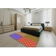 thumbnail image 5 of Ahgly Company Machine Washable Indoor Rectangle Transitional DeepPink Area Rugs, 8' x 10', 5 of 7