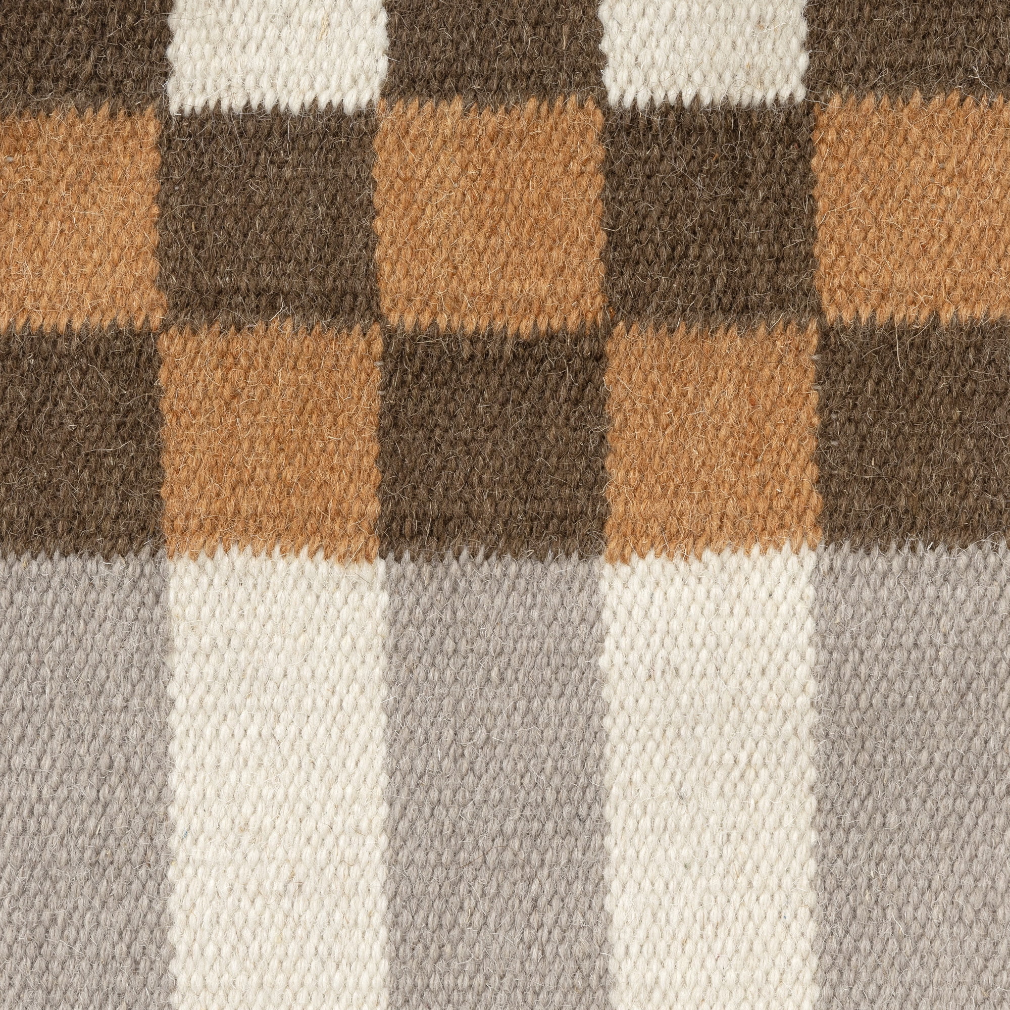 Harlow Hill Cairo 24" x 24" Brown/Gray Geometric Wool Blend Adult Decorative Throw Pillow Cover
