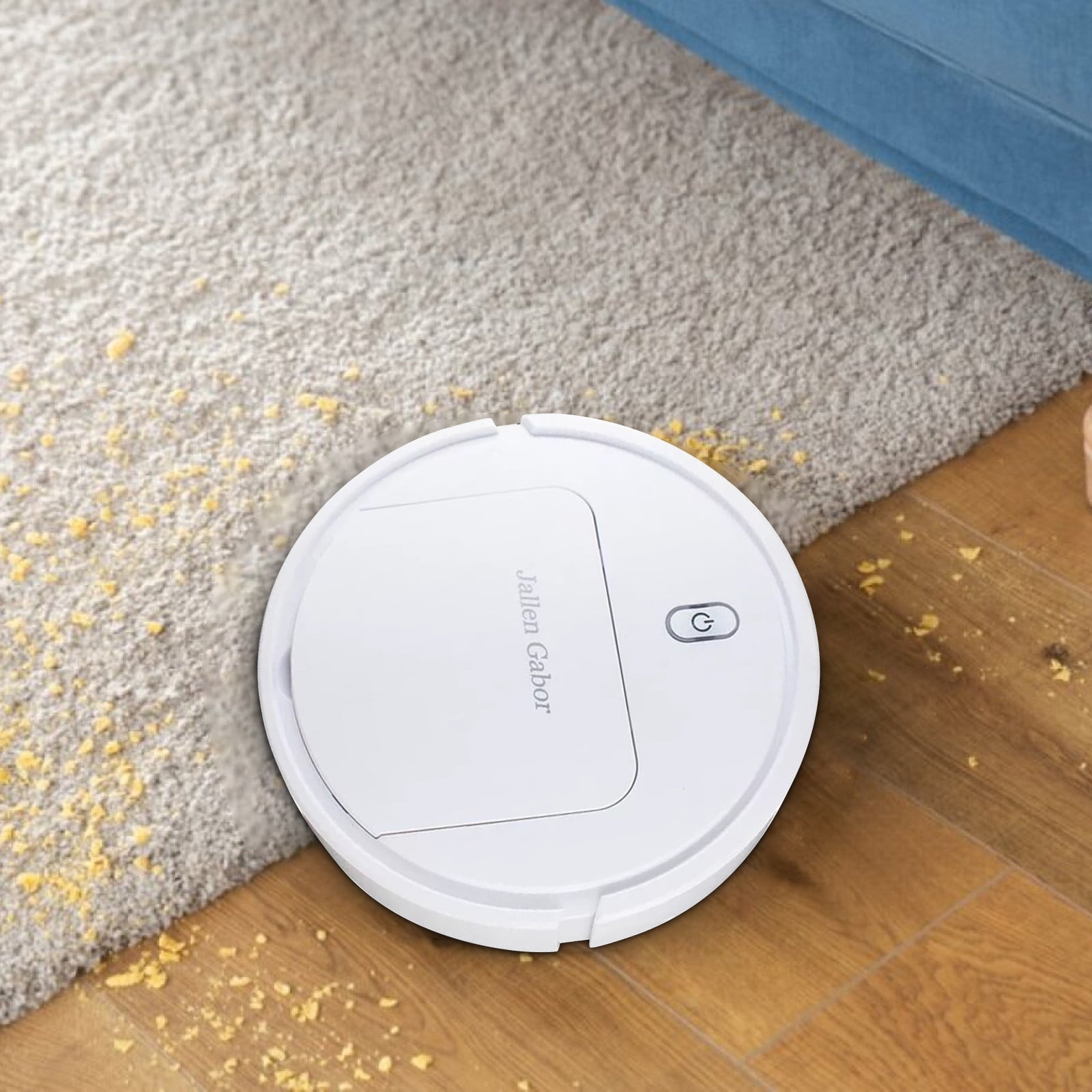 JikouIivo Robot Vacuum,Intelligent Three In One Cleaning Machine For Sweeping Household Rechargeable Vacuum Cleaners Cleans Hard Floors to Medium-Pile Carpets,