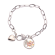 thumbnail image 1 of Pulsera de cadena de corazón joyería Unbranded diseño de moda 7.5 pulgadas, 1 of 3