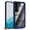 Blue, variant on For Samsung Galaxy S23 Heavy Duty Hybrid Clear back Shield Hard PC + TPU Bumper Edge Frame Shockproof Protective Phone Case Cover by Xpression - Black