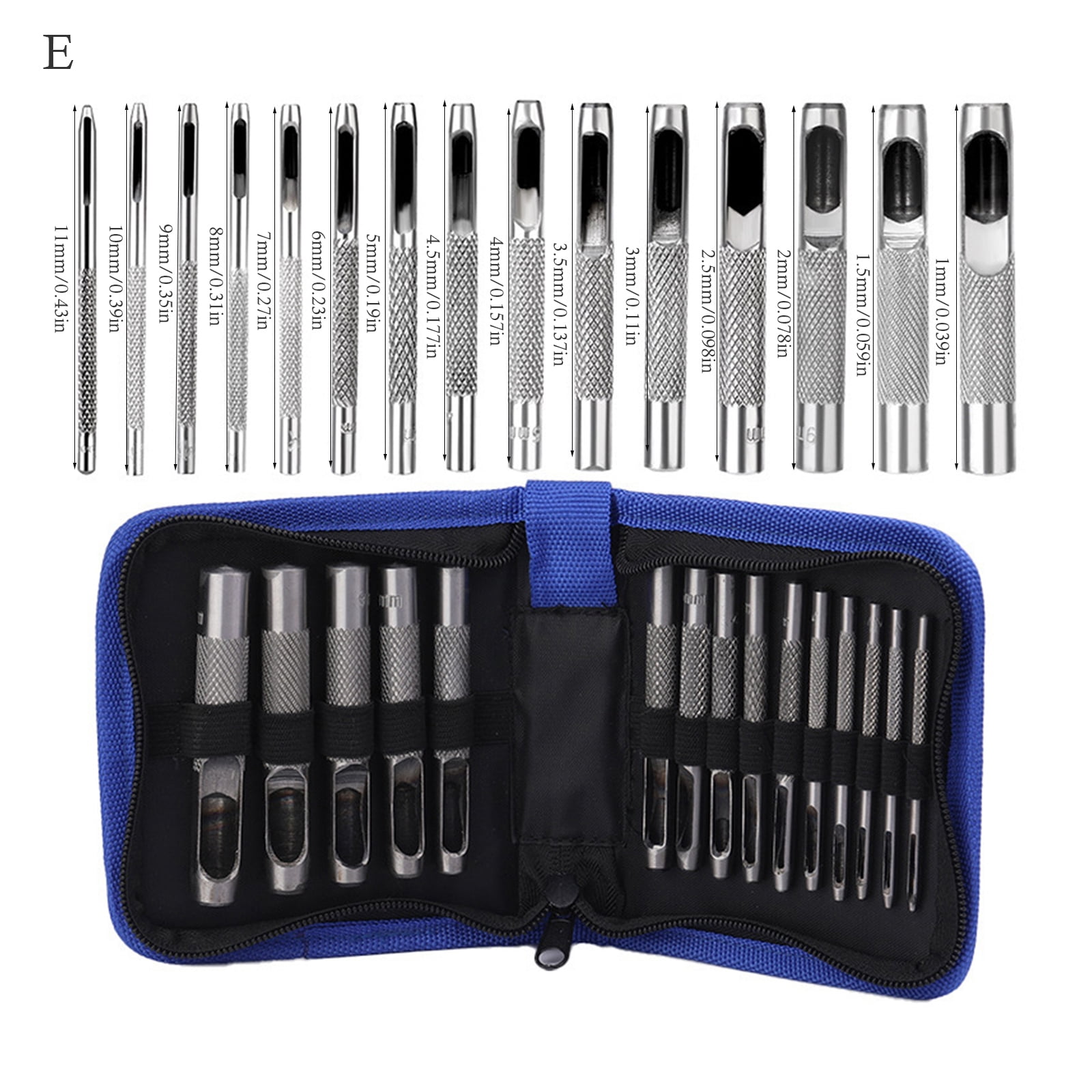Professional Multi-Purpose Round Hole Puncher for Leatherworking, Belt Repair & Shoe Crafting