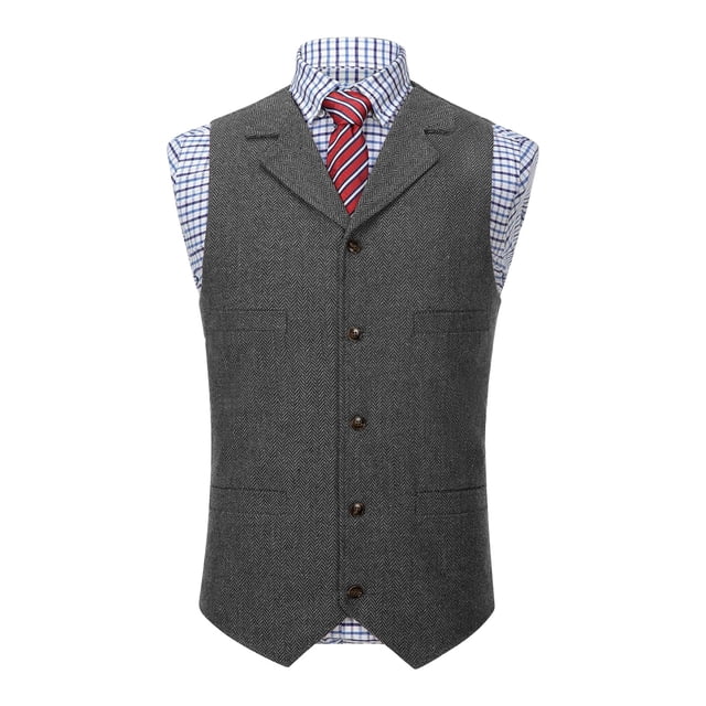 Chemises pour Hommes - Col Sans Manches avec Multiples Poches - Tenue d'Été en Plein Air