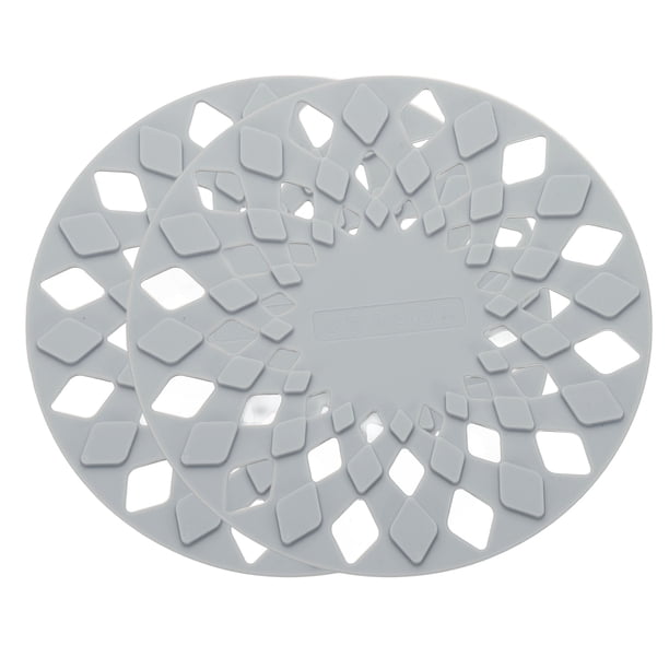 Juego de 2 Mats de Silicona para Trivet Uxcell, Trivets Redondos de 6.7" para Ollas y Sartenes, Resistentes al Calor y Antideslizantes