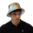 thumbnail image 4 of Fotbe Happy Goat In Meadow Sombrero Tipo Pescador con Estampado – Sombrero de Sol de Algodón de Moda para Playa, Golf, Pesca, 4 of 6