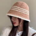 thumbnail image 6 of SikaFu Internet Celebrity New Lambsca Fisherman Hat Female Autumn And Winter Version Of Fashion Gas Bucket Cap, 6 of 8