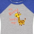 thumbnail image 4 of Inktastic My Nonna Loves Me Cute Giraffe Boys or Girls Baby Bodysuit, 4 of 5
