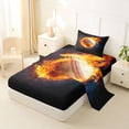 thumbnail image 2 of Erosebridal Teens Ball Games Twin Sheet Sets,Baseball Sport Gaming Bedding For Boy Kids 3pcs, 2 of 6