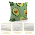 thumbnail image 4 of Orinice  Throw Pillow Cover Fresh Avocado Pattern Home Decor Pillowcase for Sofa White, 4 of 5