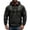 S2308-Dark Gray, variant on Oversized Cargo Hoodies for Men Quarter Zip Pullover Raglan Long Sleeve Drawstring Athletic Hiking Work Sweatshirts with Multi Pockets XXXL