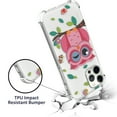 thumbnail image 6 of CoverON Phone Design For Apple iPhone 13 pro Case, Clear Flexible Soft Rubber Slim TPU Cover, Owl, 6 of 8