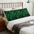 thumbnail image 4 of Naloa Green Leave Fern Body Pillow Cover, Pillowcases with Hidden Zipper Breathable Long Pillow Case (Pillows are not included,20x54 inch), 4 of 7