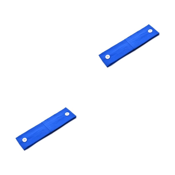 Sonducket Soporte para diadema con botones, antideslizante, transpirable, cómodo ajuste, bufanda, tocado vibrante, textura suave, absorción de sudor para tipo 4 2piezas Sonducket CBP446219