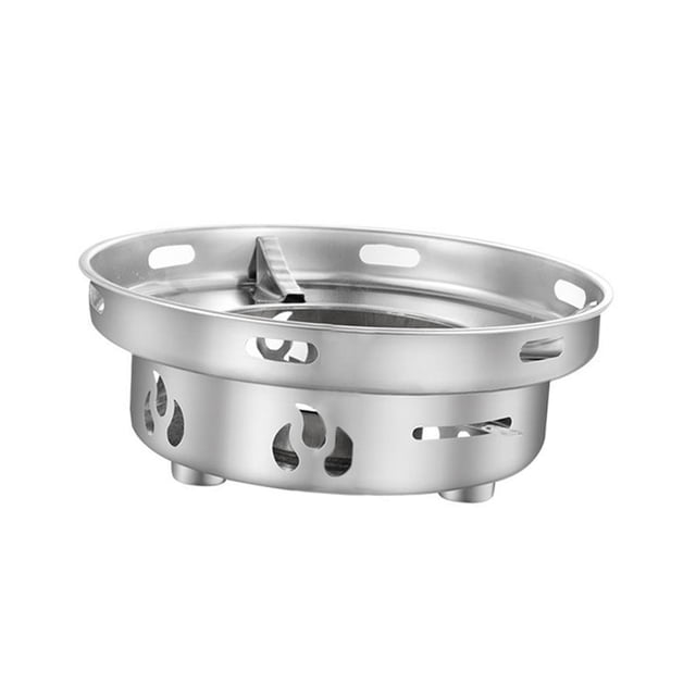 Wosthever Alcohol Stove Camp Stove Lightweight Windproof Hiking Backpacking Cooker for Kits de desorden para acampar