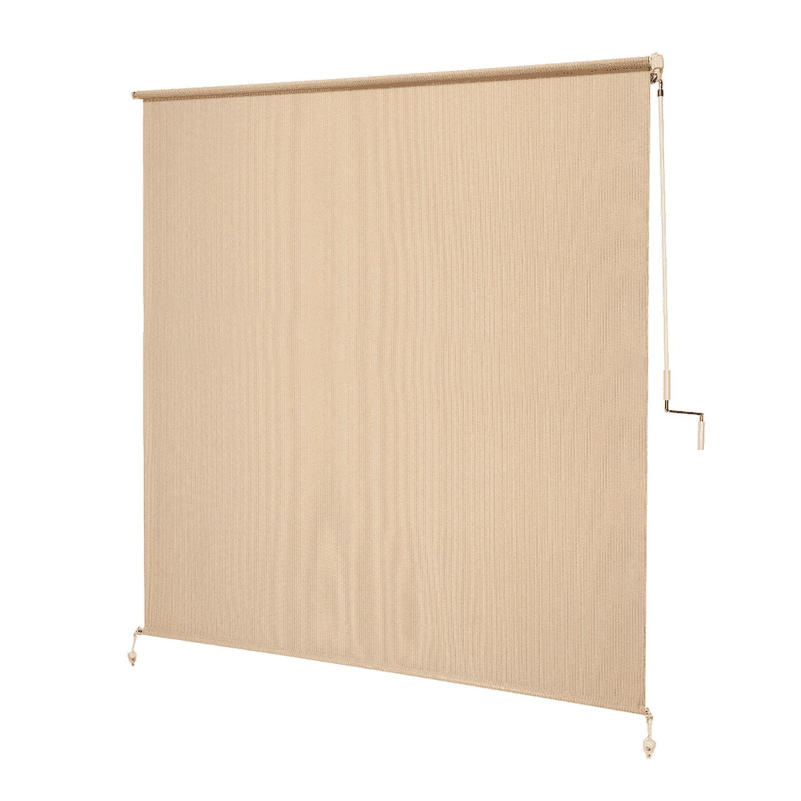 Coolaroo Wand Operated Outdoor Roller Shade; 90% UV Block, 6' x 6', Southern Sunset