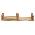 thumbnail image 4 of Perchero de pared con forma de acordeón, 10 ganchos, paquete de 2, perchero expandible de madera natural, paquete de 2, color madera, color madera, 4 of 5