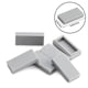 thumbnail image 2 of Bloques de construcción Feleph de color gris azulado claro, 1 x 2 baldosas, 700 unidades, 2 of 4