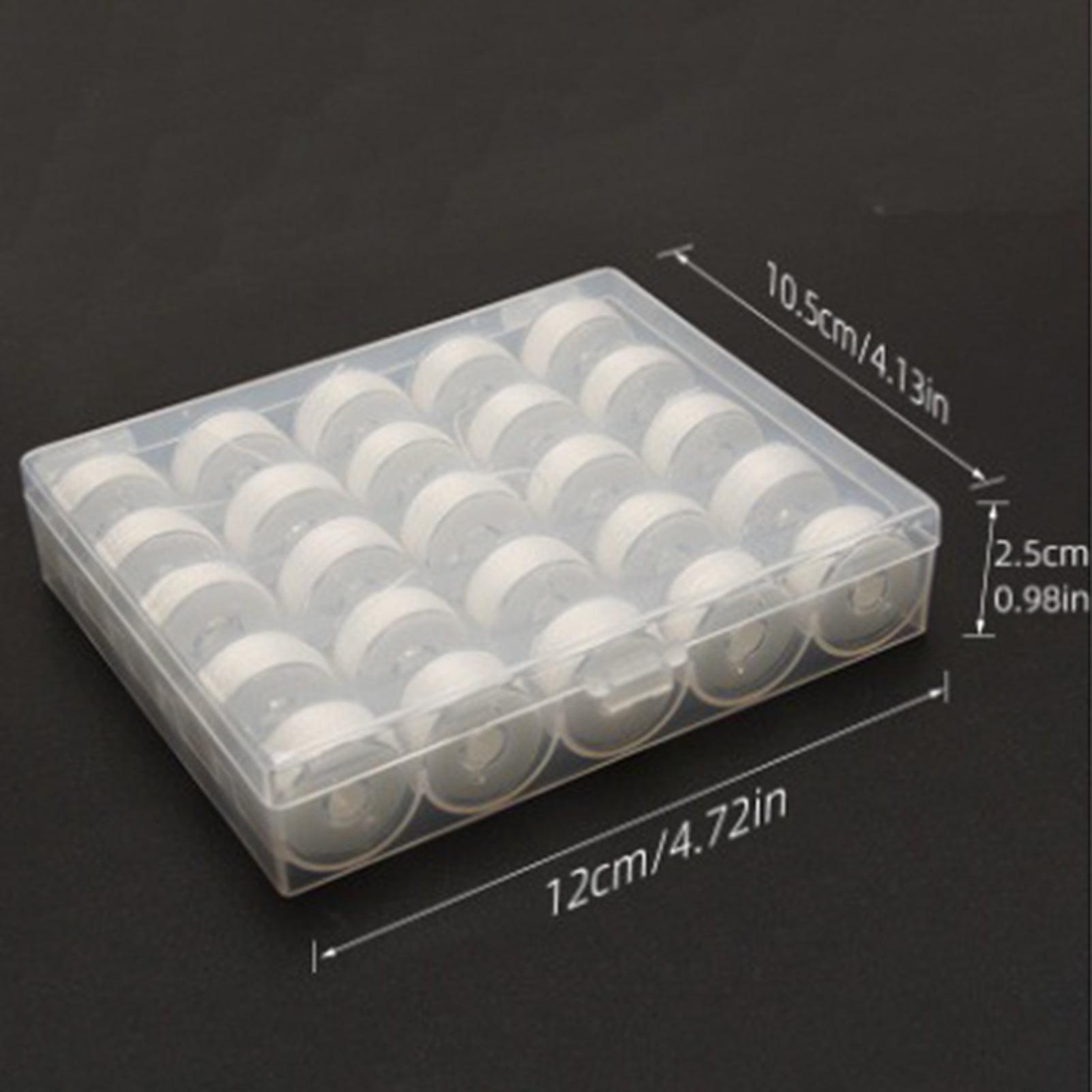 Hyasfey 25Pcs 20M Carp Fishing Water Soluble Line Invisible Quick Dissolving Binding Fishing Baits Bag White PVA Bait Line Thread Fishing Accessories
