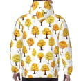 thumbnail image 7 of Rateoe Qutumn Tree Pattern Mens Hoodie, Pullover Hooded Sweatshirt, Kangaroo Pocket Hoodie Ideal for Daily Wear, Travel and Home-XX-Large, 7 of 7