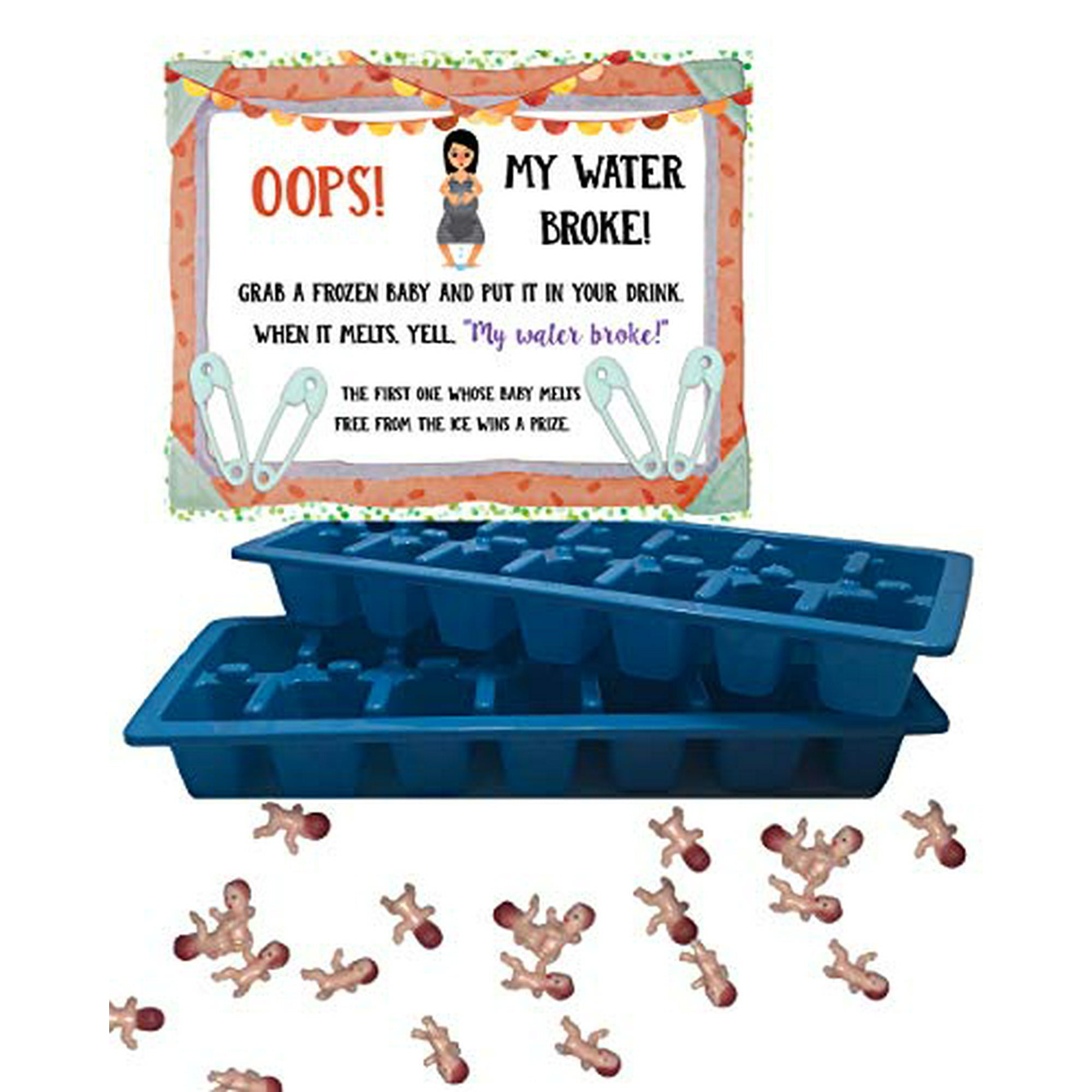 My Water Broke Baby Shower Game, Baby Shower Game, Baby Shower Ice Cube Game, 31 pcs for 28 guests | Walmart Canada My Water Broke Baby Shower Game, Baby Shower Game, Baby Shower Ice Cube Game, 31 pcs for 28 guests | Walmart Canada