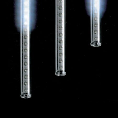 snowfall set of 5 6 quot led christmas icicle light add on snowfall set of 5 6 quot led christmas icicle light add on