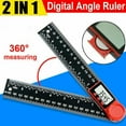 thumbnail image 2 of HLONK Clearance! NEW Digital Angle Finder Protractor 2In1 Angle Finder Ruler W/ For DIY-- V3E0, 2 of 8